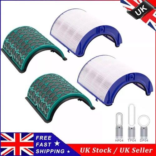 360°Glass HEPA & Carbon Filter For Dyson Pure Cool Purifying Tower Fan TP07 HP07