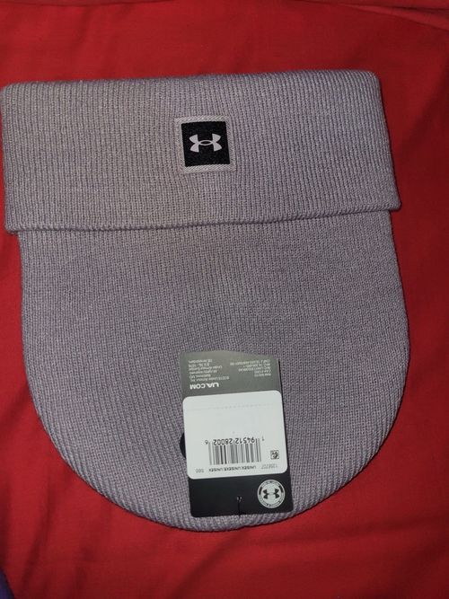 Under Armour Men’s Grey Knit Beanie Hat, Breathable, One Size — image 4