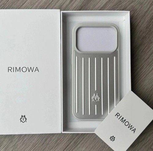 RIMOWA Case For iPhone 17 Pro Max /17 PRO /17 Silver Aluminum Cover Phone Case