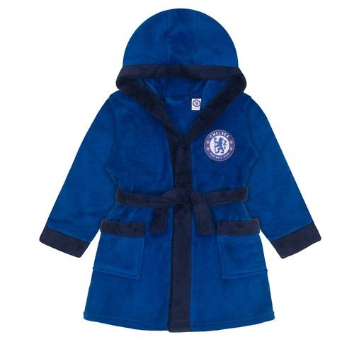 Chelsea Baby Dressing Gown Toddler Robe Hooded Fleece OFFICIAL Gift