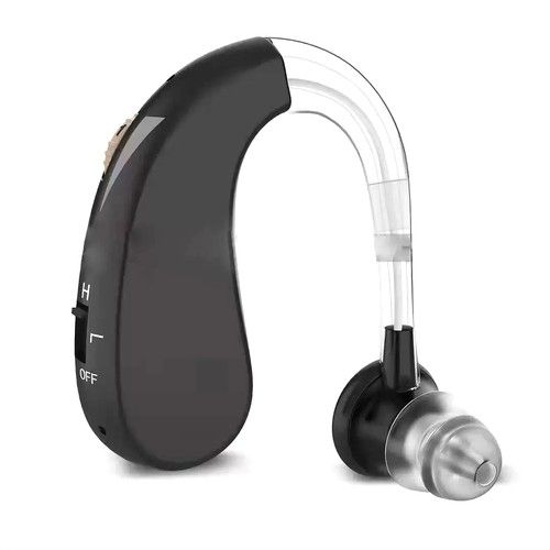 Rechargeable Digital Hearing Aid Sound Voice Amplifier Behind Ear Adjustable UK