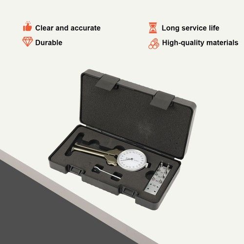 Internal Dial Caliper 30-62mm Replaceable Inside Gage Set With 8 Replacement