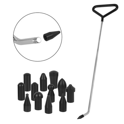 14pc Paintless Dent Repair Rod Kit Auto Dent Removal Tools Car Dent Pullout Tool — image 7