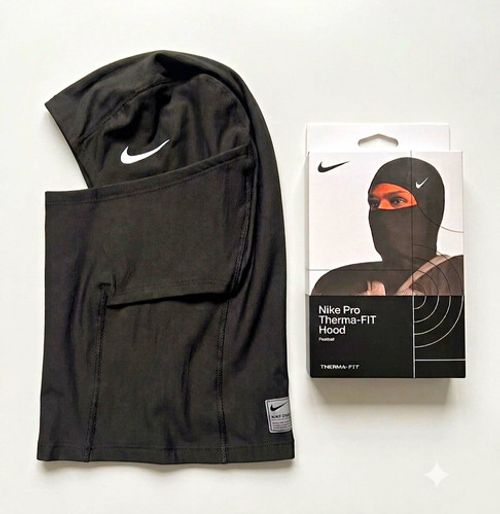 Nike Pro Therma-FIT Balaclava Hood, Black, One Size Unisex Adults
