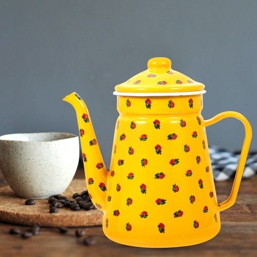 Tea Kettle Camping Teapot Boiling Tea Kettle Vintage Water Coffee Milk Pot with — image 10
