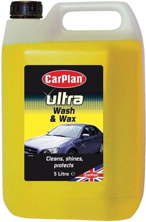CarPlan POL102 Car Wash Shampoo and Wax Protective Layer 5L Ph Neutral UK