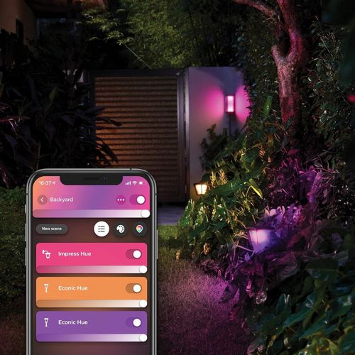Philips Hue Impress White and Colour Ambiance Led Smart Garden Wall Light, NEW — image 6