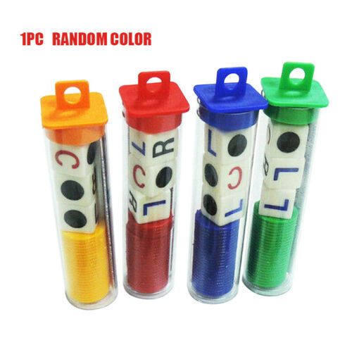 Game Toys Left Center Right Dice Chips Party Family Friends Play Dice Fun UK — image 2