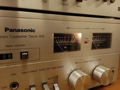 Vintage Panasonic SU-2700 ST-2700L RS-619 Hi-Fi Separates Stereo System VU Meter — image 6
