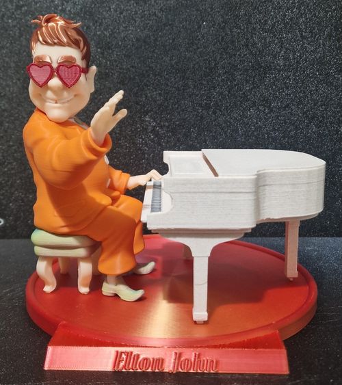 Sir Elton Hercules John British singer, songwriter and pianist Statuette 180mm — image 9