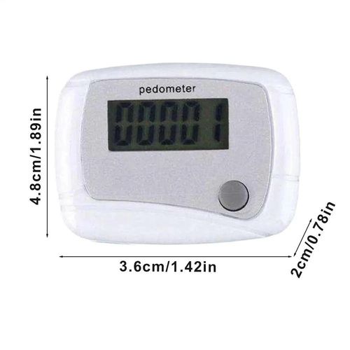 LCD Clip On Pedometer Step Counter Step Tracker for Walking Running — image 8