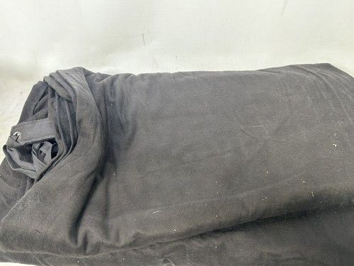 Film and TV Studio Back Drop Black Drape 20ft x 20ft with Eyelets