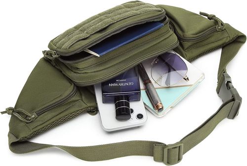 Tactical Pistol Bag Waist Handgun Bag Holster Gun Fanny Pack with Magazine Pouch — image 9