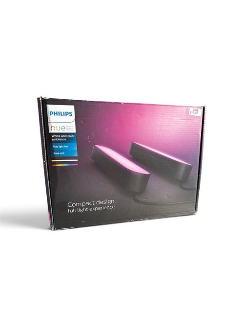 Philips Hue Play White and Colour Ambiance Smart Light Bar Double Pack - Black — image 1
