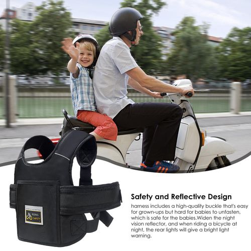 Child Motorcycle Adjustable Safety Harness with Safety Reflective Design — image 12