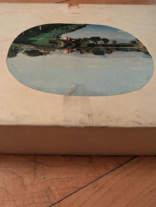 Vtg J.K. STRAUS "What A Beautiful Morning" Wooden Jigsaw Puzzle #251 Complete — image 15
