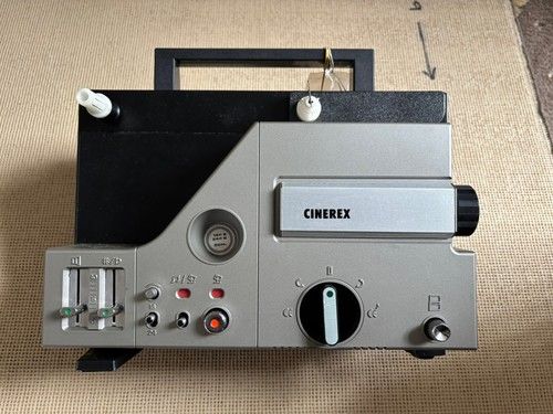 Cinerex 8mm Sound Movie Projector SU-200 Vintage Movie Film Projector Untested