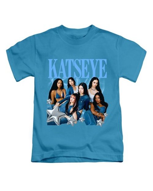 Katseye Kids T-Shirt Cute Fun Music Childrens Tee Top New