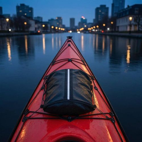 Surfboard Deck Storage Bag Reflective Strip SUP Mesh Storage Bag Carry Handle — image 6