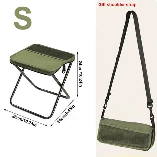 Folding Backpack Stool Outdoor Fishing Camping Picnic Travel-Beach Slacker Chair