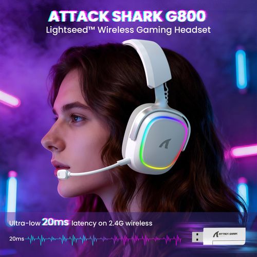 ATTACK SHARK L30PRO Gaming Headset Wireless For PS4, PS5, Xbox, Switch, PC — image 2