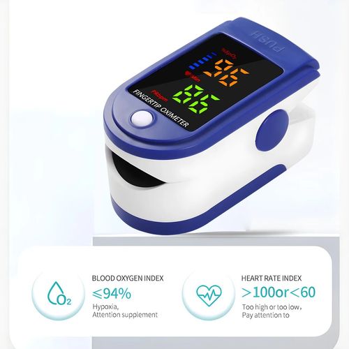 Heart Rate Monitor Oximeter Blood Oxygen SpO2 Finger Pulse Saturation Meter UK — image 8