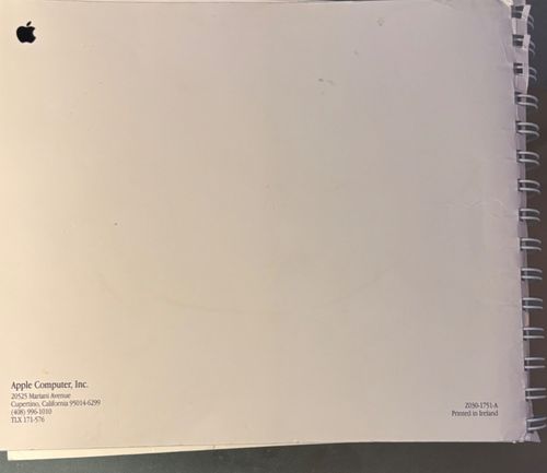 VINTAGE APPLE MACINTOSH USER'S GUIDE SPIRAL BOUND, 300 PAGES — image 4