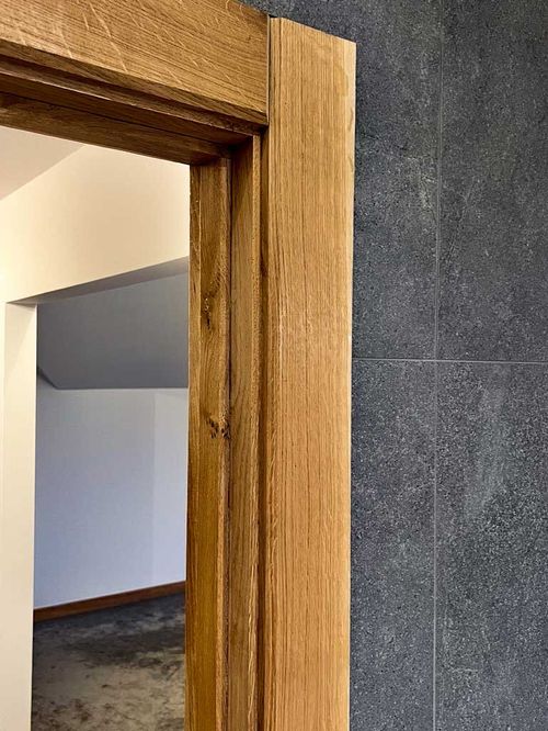 SOLID WHITE OAK DOOR LINING AND STOPPER. INTERNAL FRAME LINER KIT. ANY WIDTH — image 5