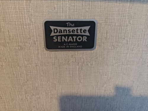  Danette Senator Record Player  1960s Vintage Retro Nice Condition  — image 8