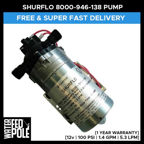 SHURFLO 100PSI PUMP 5.2LPM FOR WATER FED POLE SYSTEMS — image 1