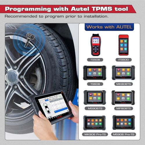 4PCS Autel TPMS MX-Sensor 315MHz + 433MHz 2in1 Programmable Tire Pressure Sensor — image 7