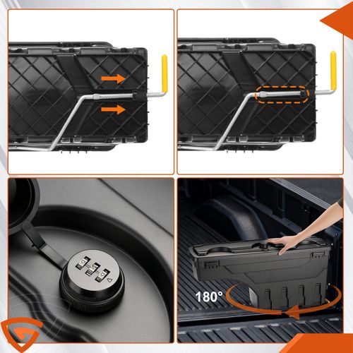 Swing Case Bed Storage Tool Box for Ford Ranger 2012-2021 Wildtrak Left + Right — image 10