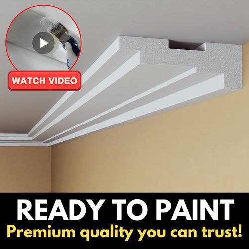 Coving Cornice Flat Ceiling  XPS Polystyrene BLX5 Wall Lightweight MANY SIZES — image 1