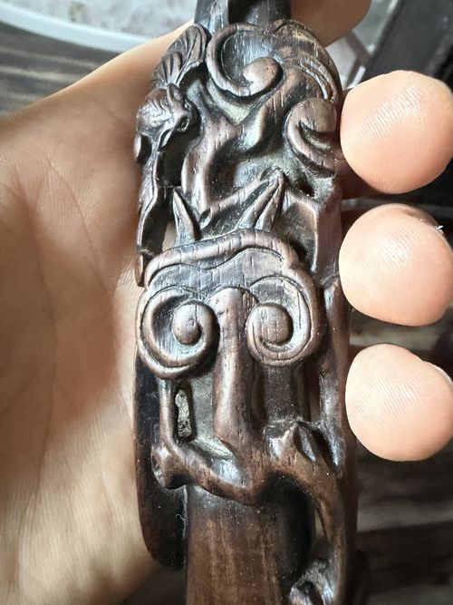 Chinese Rosewood Ruyi Qing China Asian — image 4