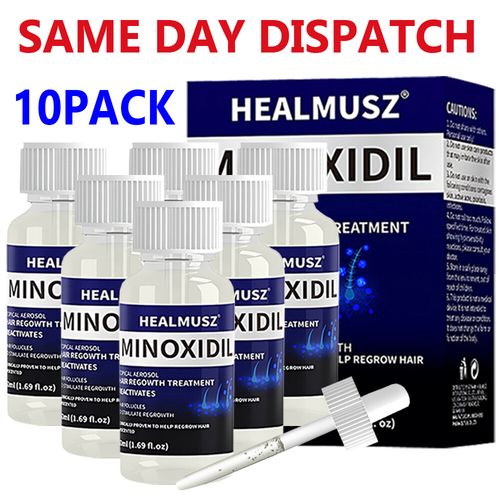 10 Month Supply Men Women Hair Regrowth Treatment Extra Strength Solution 50ml — image 2