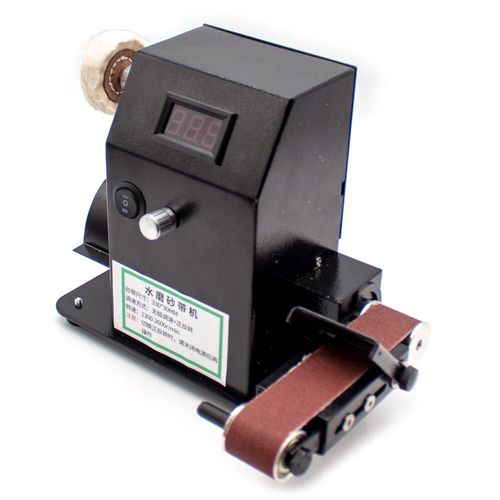 Water Cooled Knife Sharpener Automatic Electric Belt Sander Sharpening Machine — image 6
