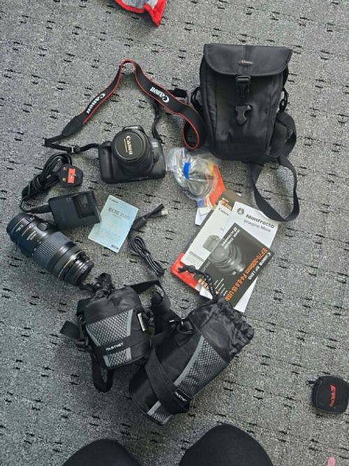 Canon EOS 750D DSLR Camera Set 18-55mm STM & 70-300mm IS USM Lenses Tested