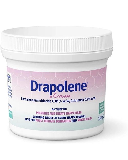 Drapolene Cream 350g Tub Treats Nappy Rash Incontinence Dermatitis Minor Burn — image 5