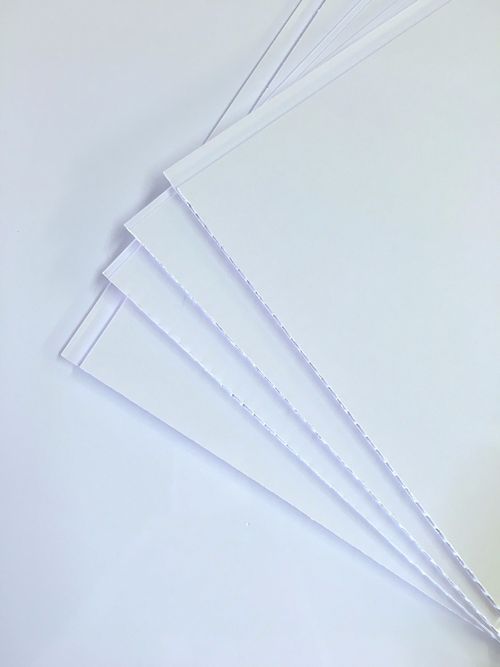 Gloss White Bathroom Panels Ceiling Cladding Shower Wall Kitchen PVC DBS — image 1