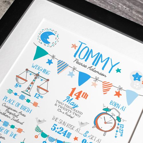 Personalised Baby Gift, Baby Boy Gift, Baby Girl Gift, New Baby Gift Christening — image 12