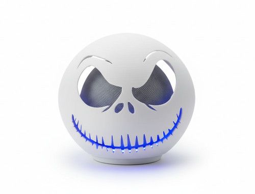 Jack Skellington Skin Cover Plastic for Amazon Echo Dot 4, 5 Gen Speaker