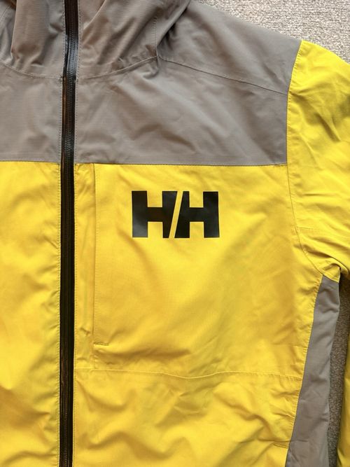Helly Hansen ULLR Helly Tech Hooded Insulated RECCO Ski Jacket Yellow M — image 3