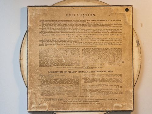 Astronomy - Philips’ Planisphere  Star Chart c.1900 — image 6
