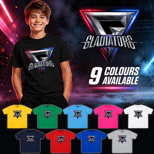 Gladiators T Shirt Kids Gaming Shirt Adult Unisex 90s TV Show Secret Santa