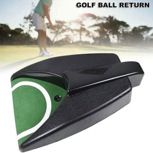 Golf Ball Auto Return Putting Machine Aid Trainer Kickback Golf Practice Gift — image 1