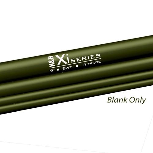 Hook & Hackle 9', 8-weight, 4-pc GREEN fly rod blank - Unmarked/no label