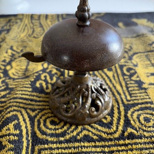 DED Victorian Hotel desk/Counter Bell. Lovely patina. 
