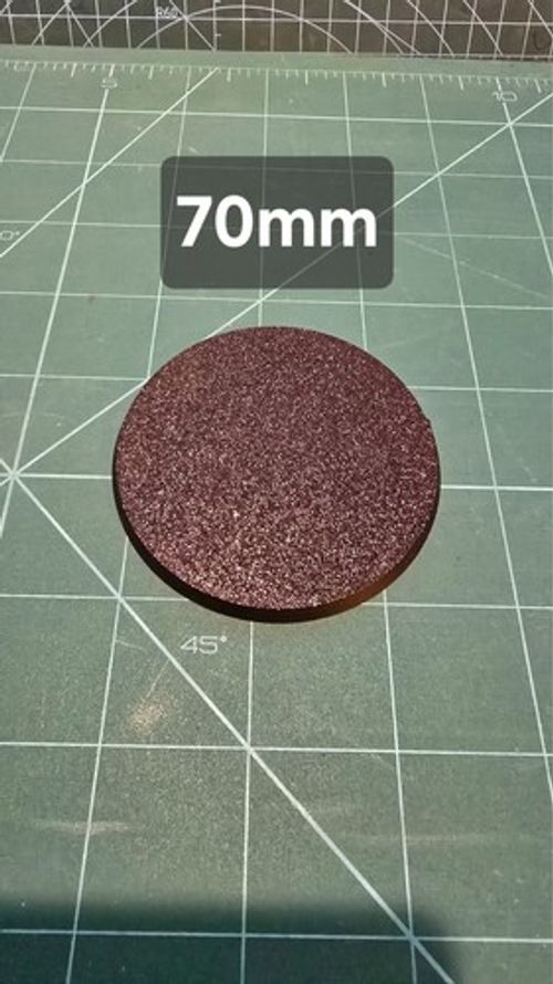 Various Round Bases 25mm to 90mm For Warhammer 40k, D&D, Miniatures, Wargaming