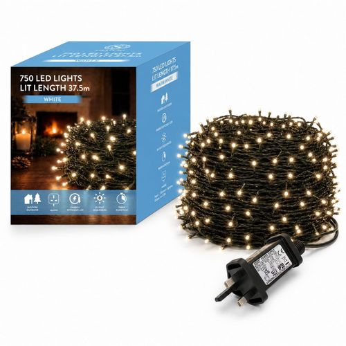 Christmas Fairy Light String 750LED Multifunction Mains Outdoor Xmas Tree Decor — image 1