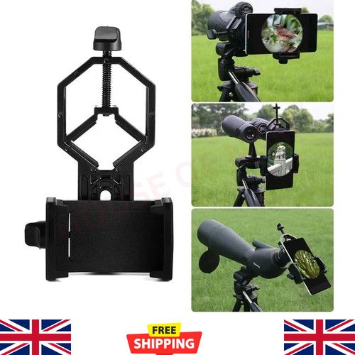 Mobile/Smart Phone Telescope Adapter Holder Mount Bracket Spotting Scope Adapter